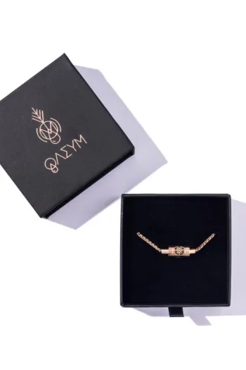 Mirisna narukvica - rose gold 