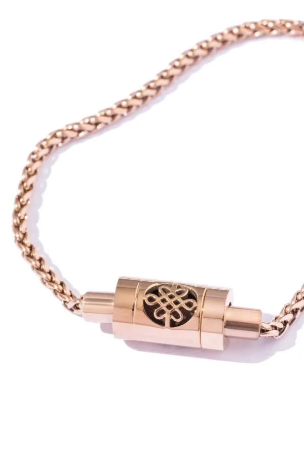 Mirisna narukvica - rose gold 